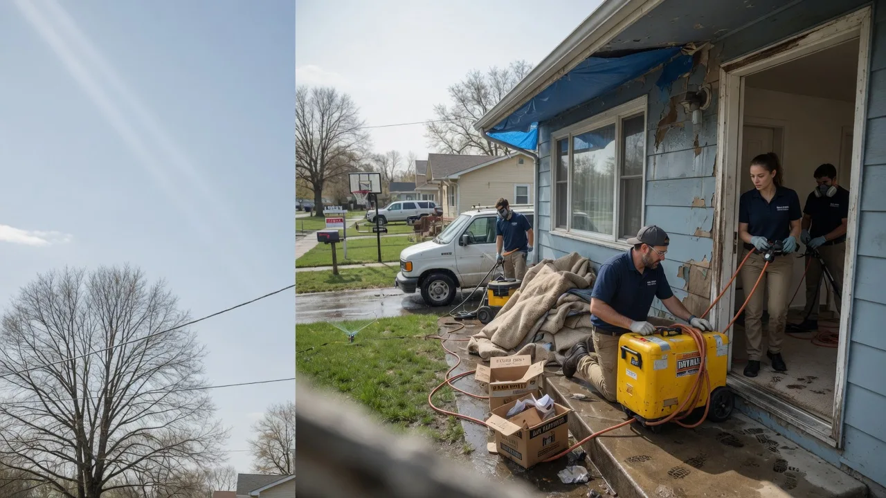 Basement Flood Cleanup in Pocahontas, IL near me